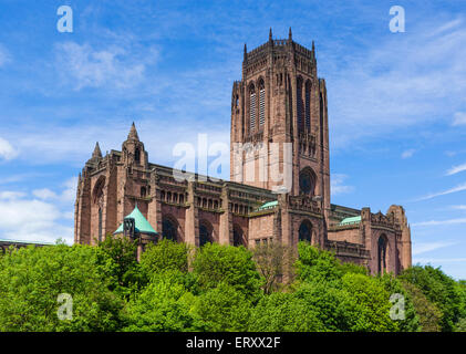 Liverpool Anglican Cathedral, Liverpool, Merseyside, England, Vereinigtes Königreich Stockfoto