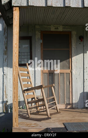 Clarksdale, Mississippi - Unterkünfte am Shack Up Inn auf der Plantage Hopson. Stockfoto