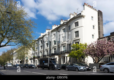 Westbourne Straße in der Bayswater-Viertel von London. Stockfoto