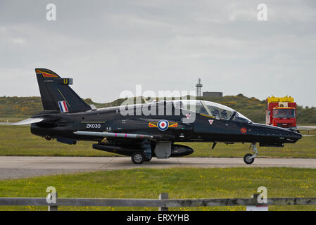 ZK030 Hawk T2 schnell Jet Raf Valley Anglesey North Wales UK Stockfoto