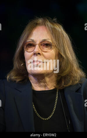 Rose Tremain Schriftsteller sprechen auf der Bühne Hay Festival 2015 Stockfoto