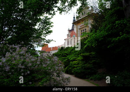 Schloss Pruhonice, Prag, Tschechische Republik Stockfoto