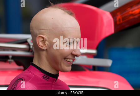 Peterborough, UK. 9. Juni, 2015.British Radfahren Champion Joanna Rowsell, Olympischen Spiele in London 2012. Bildnachweis: Clifford Norton/Alamy Live-Nachrichten Stockfoto