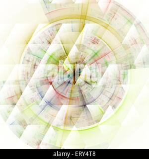 Zusammensetzung des abstrakten radialen Raster Stock Vektor