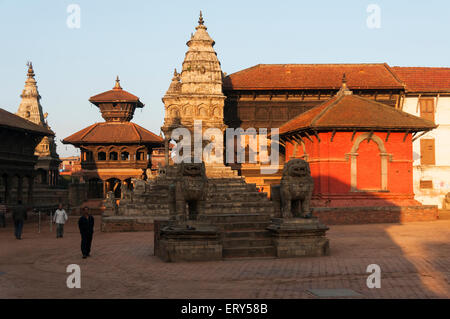 Elk219-2354 Nepal, Bhaktapur Durbar Square, Siddhi Lakshmi Tempel Stockfoto