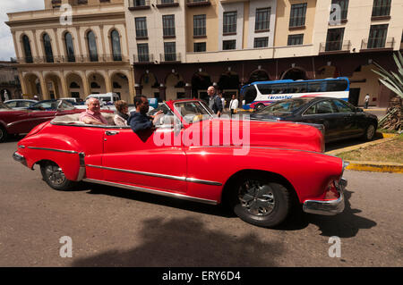 Elk224-1767 Kuba, Havanna, Oldtimer Stockfoto