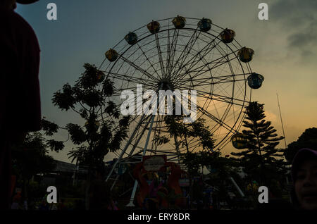 Riesenrad park Stockfoto