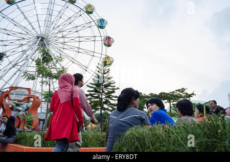 Riesenrad park Stockfoto