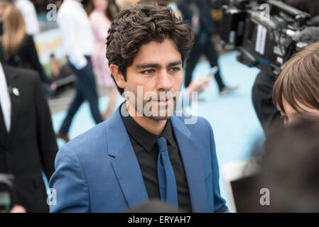 London, UK. 9. Juni 2015. Adrian Grenier trifft Fans bei der Londoner Premiere von der Entourage-Film am Leicester Square. Bildnachweis: Peter Manning/Alamy Live-Nachrichten Stockfoto