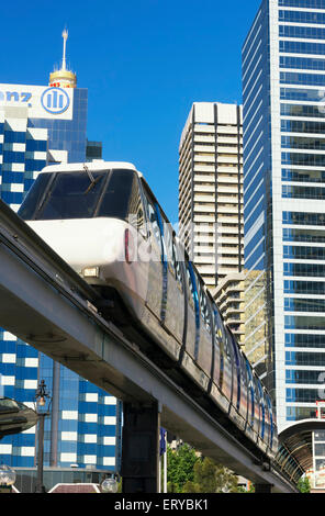 Monorail, Sydney, New South Wales, Australien, Stockfoto