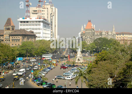 Flora Brunnen jetzt Hutatma Chowk Bombay Mumbai Maharashtra Indien Stockfoto