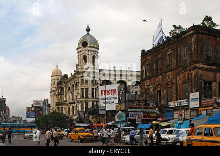 Chowringhee Road; Chowringhee, Chourangi, Kalkutta, Kolkata; Westbengalen; Indien, asien Stockfoto