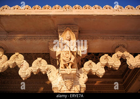 BAPS Swaminarayan Tempel; Bhavnagar Bezirk; Gujarat; Indien Stockfoto