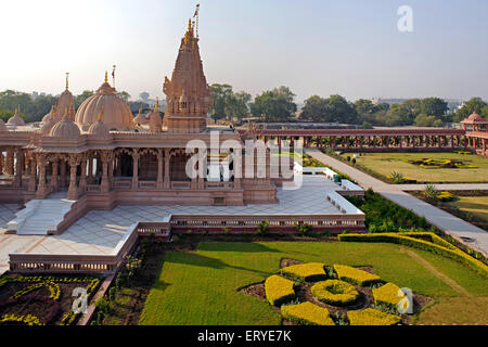 BAPS Swaminarayan Tempel; Bhavnagar Bezirk; Gujarat; Indien Stockfoto
