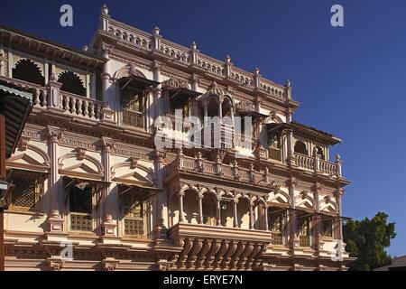 Erbes; alten Shri Swaminarayan Mandir von Lord Swaminarayan sich im 9. Oktober 1828 erbaut; Gadhda; Distrikt Bhavnagar Stockfoto