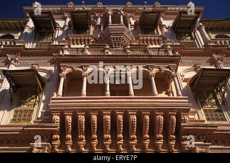 Erbes; alten Shri Swaminarayan Mandir von Lord Swaminarayan sich im 9. Oktober 1828 erbaut; Gadhda; Distrikt Bhavnagar Stockfoto