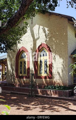 Alte Haus B D Petit Bibliothek in 1901AD; Mahableshwar Mahabaleshwar; Maharashtra; Indien Stockfoto