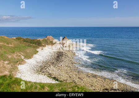 Thornwick Bay, Flamborough, Bridlington, Yorkshire, England Stockfoto