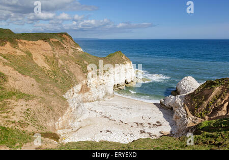 Thornwick Bay, Flamborough, Bridlington, Yorkshire, England Stockfoto