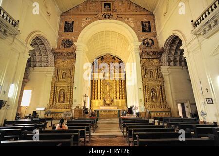 Im Basilica von Bom Jesus im siebzehnten, achtzehnten Jahrhundert; Old Goa; Indien Stockfoto