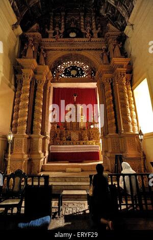 Im Basilica von Bom Jesus im siebzehnten, achtzehnten Jahrhundert; Old Goa; Indien Stockfoto