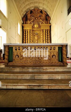 Im Basilica von Bom Jesus im siebzehnten, achtzehnten Jahrhundert; Old Goa; Indien Stockfoto
