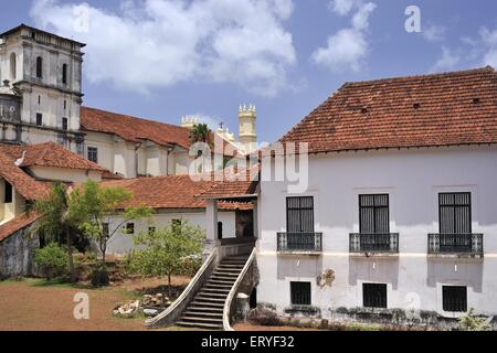 Kirche des Heiligen Franziskus von Assisi 1521 n. Chr.; Old Goa; Velha Goa; Indien Stockfoto