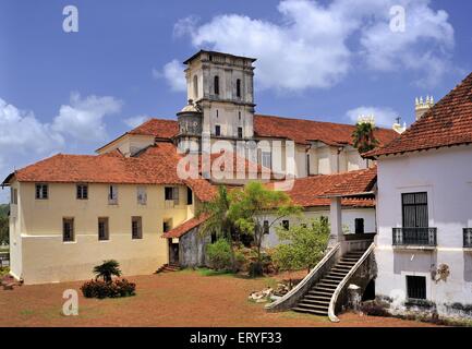 Kirche des Heiligen Franziskus von Assisi 1521 n. Chr.; Old Goa; Velha Goa; Indien Stockfoto