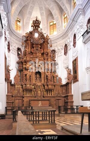 Im Kloster von St. Cajetan im siebzehnten Jahrhundert; Old Goa; Velha Goa; Indien Stockfoto