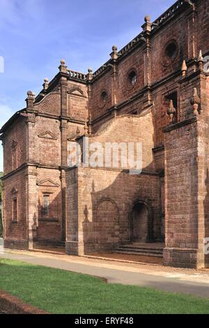 Basilica von Bom Jesus im siebzehnten Jahrhundert alten Goa; Indien Stockfoto