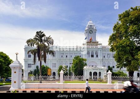 Ripon Building Chennai Municipal Corporation Office Chennai Tamil Nadu feine neoklassische Architektur Gothic Ionische korinthische Indien Asien Stockfoto