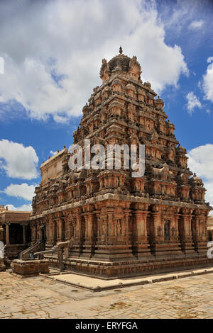 Airavatheeswara Tempel; Darasuram Dharasuram; Tamil Nadu; Indien Stockfoto