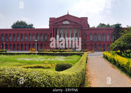 Karnataka High Court, Karnataka Uccha Nyayalaya, High Court; Bangalore; Bengaluru, Karnataka; Indien, asien Stockfoto