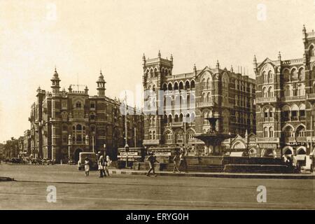 Alte vintage 1900s Hotel Majestic und Waterloo Villa Bombay Mumbai Maharashtra Indien Stockfoto