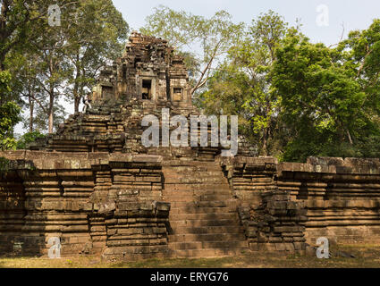 Preah Pithu, Prasat Tempel x., Angkor Thom, Siem Reap Provinz, Kambodscha Stockfoto