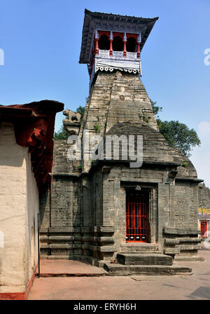 Nanda Devi Tempel; Almora; Uttaranchal Uttarakhand; Indien Stockfoto