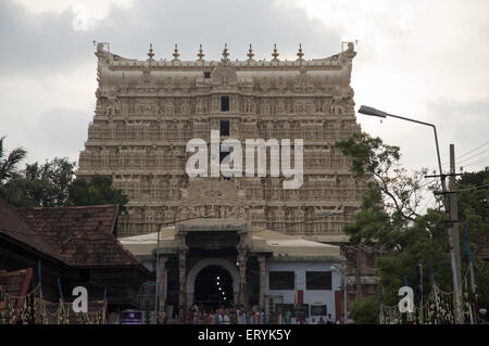 Padmanabhaswamy Tempel in Trivandrum Kerala Indien Stockfoto