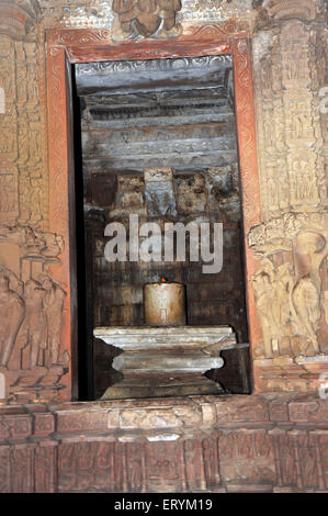 Lord Shiva Linga Kandariya Mahadeva Khajuraho Tempel Madhya Pradesh Indien Asien Stockfoto