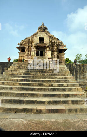 Vamana Tempel Khajuraho Madhya Pradesh Indien Asien Stockfoto