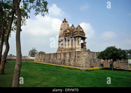 Javari Tempel Khajuraho Madhya Pradesh Indien Asien Stockfoto