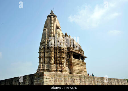 Javari Tempel Khajuraho Madhya Pradesh Indien Asien Stockfoto