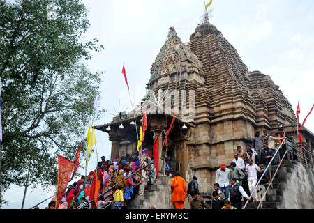 Lord Shiva-Tempel Khajuraho Madhya Pradesh Indien Asien Stockfoto