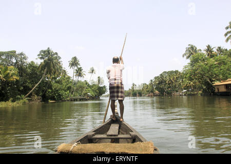 Schlange-Bootsrennen auf Punnamada See; Alleppey; Alappuzha; Kerala; Indien Stockfoto