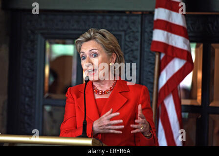 Hillary Rodham Clinton , ehemalige US-Außenministerin, Hillary Diane Rodham Clinton , amerikanische Politikerin, Diplomatin, Juristin, Schriftstellerin, USA Stockfoto