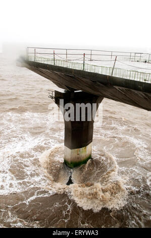 Bandra Worli Sea Link Brücke, Bombay, Mumbai; Maharashtra; Indien, asien Stockfoto