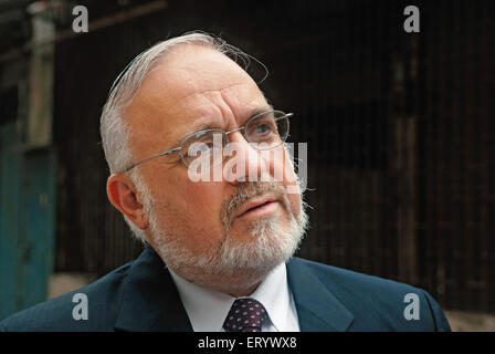 Abraham Cooper , Rabbi , stellvertretender Dekan und Direktor der Global Social Action Agenda für das Simon Wiesenthal Center , Bombay , Mumbai , Indien , Asien Stockfoto