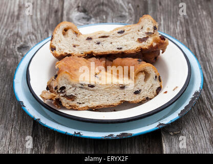 Lardy Brot - eine traditionelle Delikatesse im Südwesten Englands vor allem Wiltshire Stockfoto