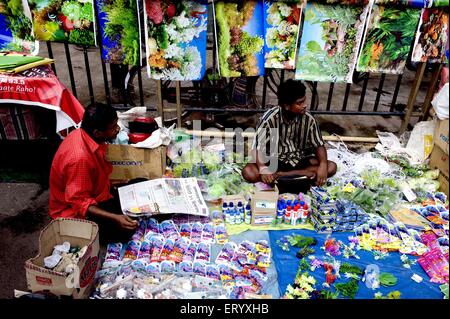 Kunsthandwerk Hawker, Kalkutta, Kalkutta, Westbengalen, Indien, asien Stockfoto