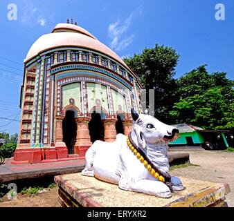 18. Jahrhundert Siva Tempel in Khirpai; Midnapur; Westbengalen; Indien Stockfoto