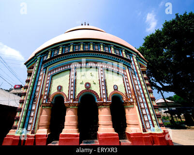 Shiva Tempel, Dorf Gangadaspur, Khirpai, Kshirpai, Ghatal Unterteilung, Paschim Medinipur Bezirk, Midnapur, Westbengalen, Indien, Asien Stockfoto